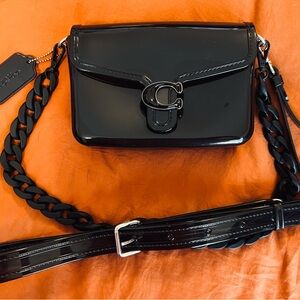 COACH Jelly Tabby handbag purse in BLACK 🖤 like new